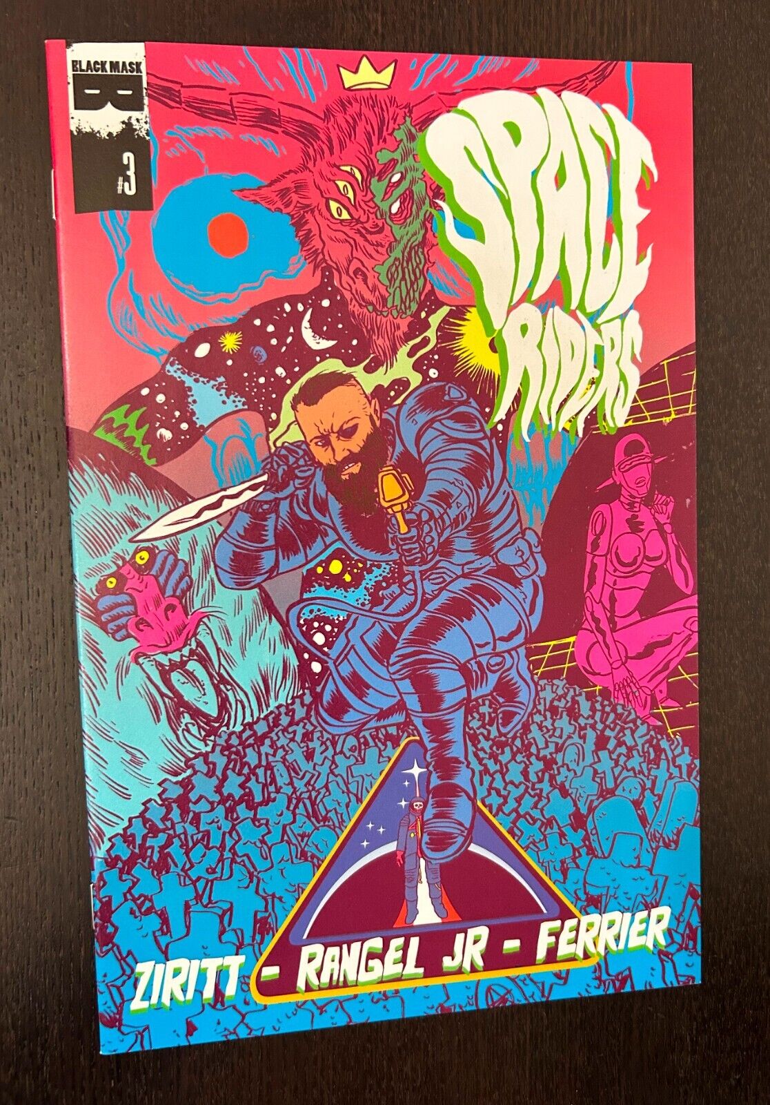 SPACE RIDERS #3 (Black Mask Comics 2015) -- 1st Printing