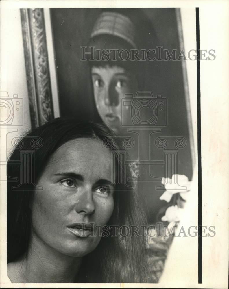 1970 Press Photo Carol Logan, widow of the slain Dr. Fred E. Logan Jr, Texas