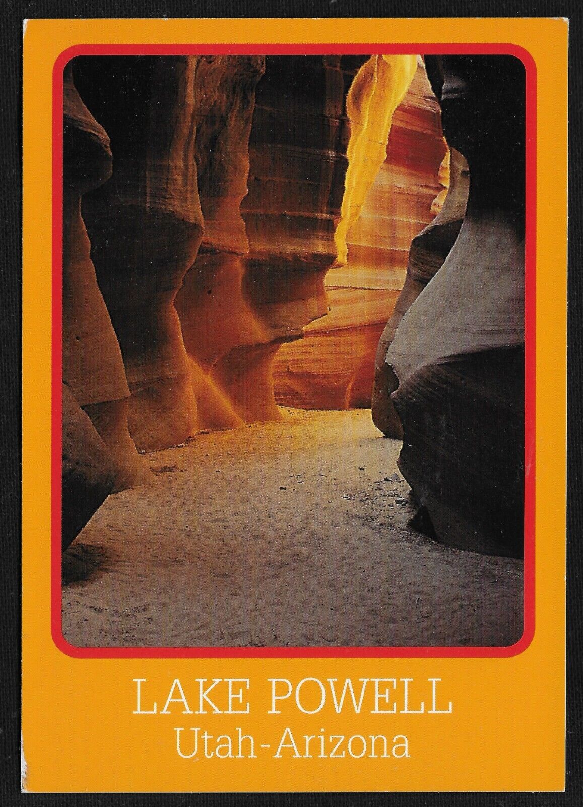 Late 1990\'s ANTELOPE CANYON @ Lake Powell, AZ. Addressed & Posted Postcard *NM*