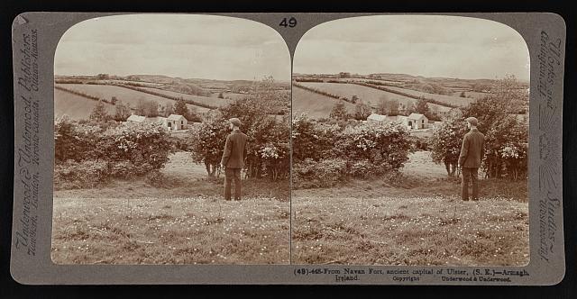 Ireland From Navan Fort, ancient capital of Ulster, (s.e.)--Armag - Old Photo