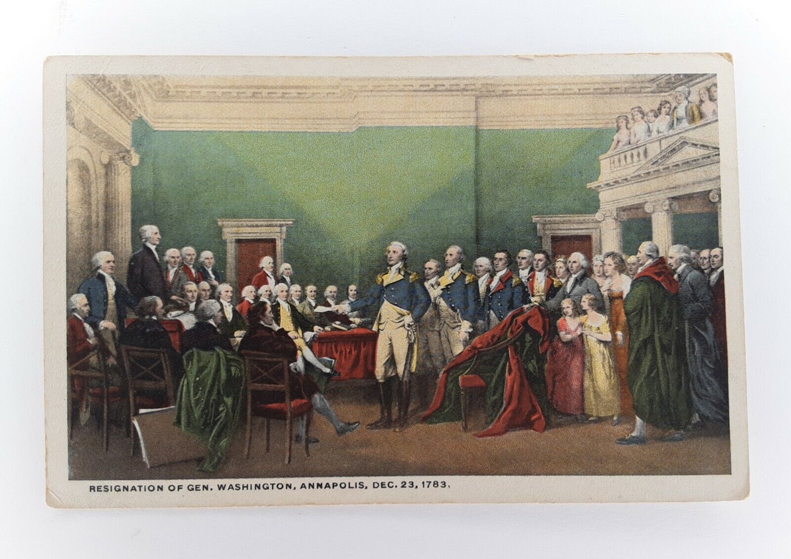 Post Card Revolutionary War General Washington Divided Back Unused
