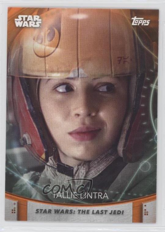 2020 Topps Women of Star Wars Orange Tallie Lintra #86 a2v