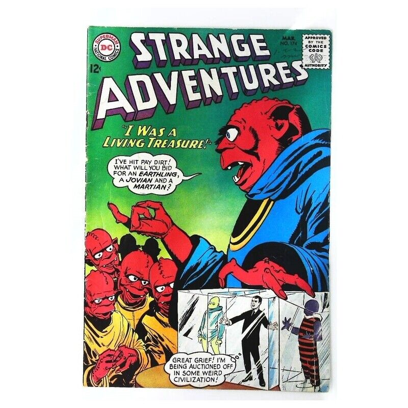 Strange Adventures #174 1950 series DC comics Fine+ Full description below [k%
