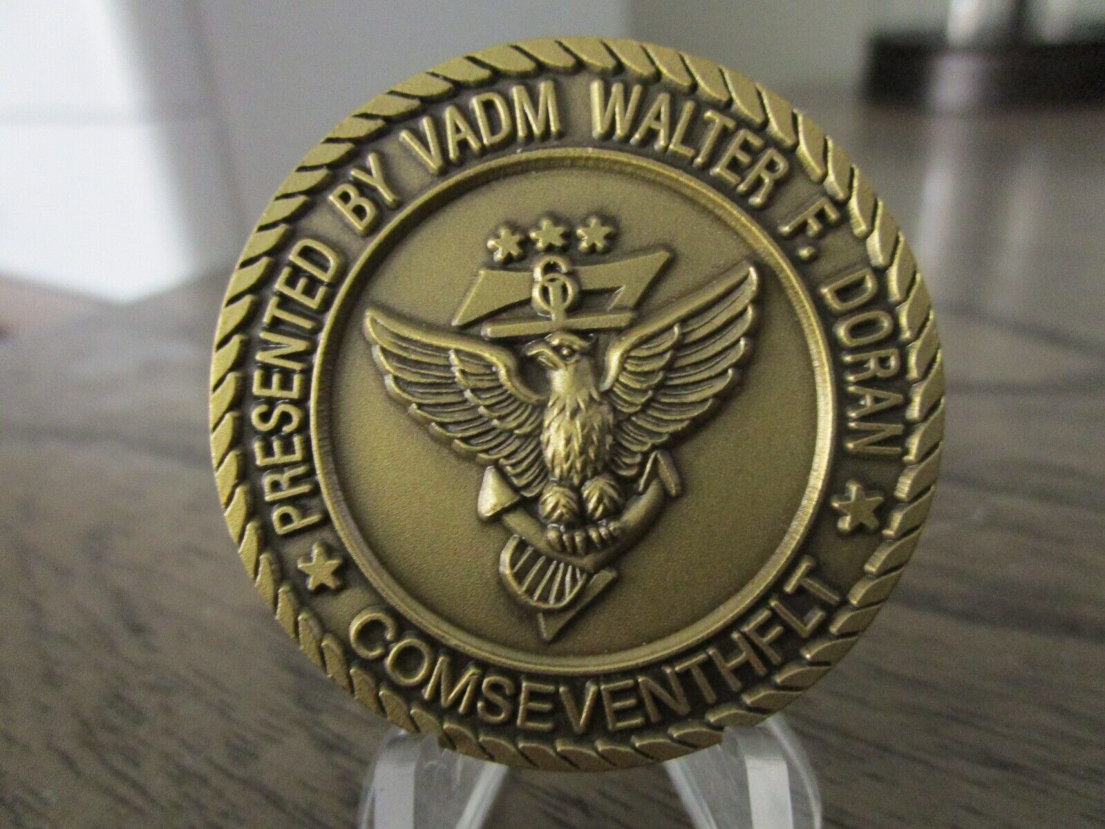 USN COMSEVENTHFLT Commander Seventh Fleet VADM Walter Doran Challenge Coin #606Q