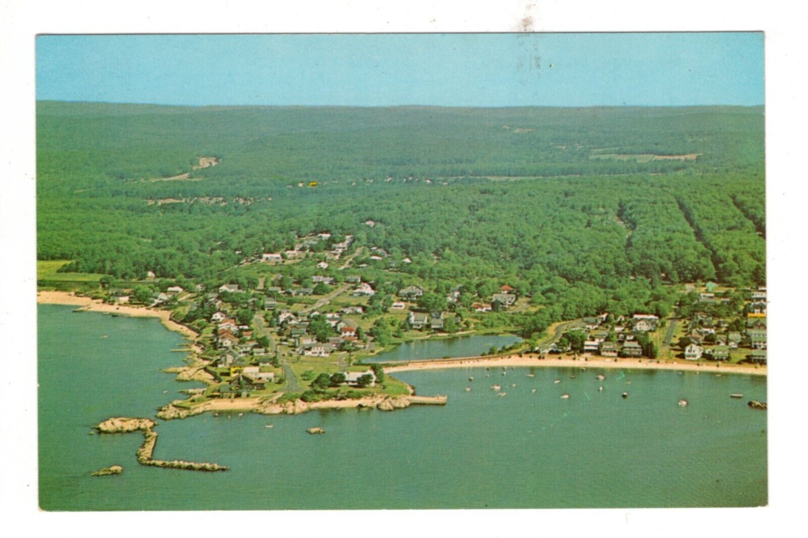 Niantic, Connecticut  Aerial View Of Giant\'s Neck  @ 1960