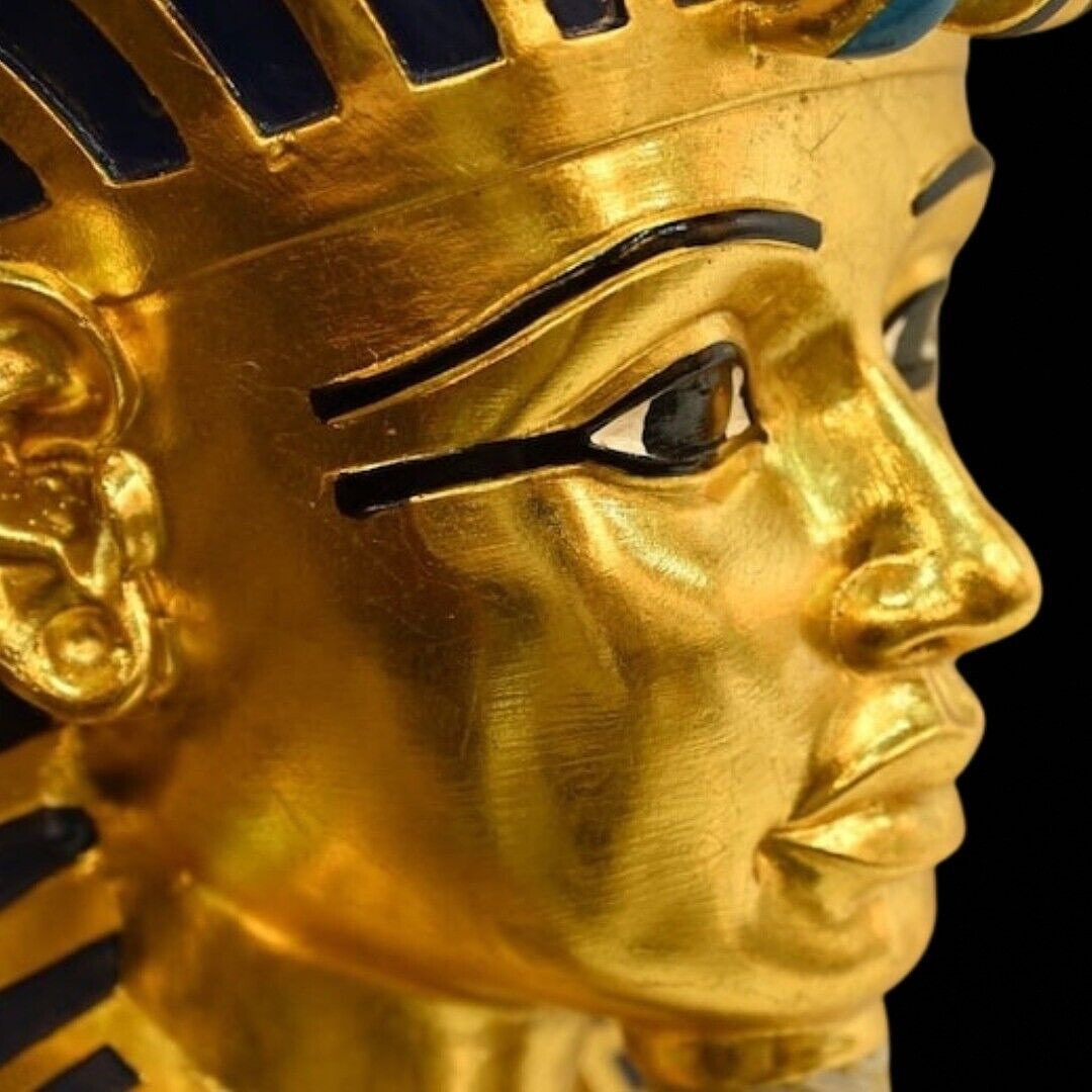 RARE ANCIENT EGYPTIAN ANTIQUES Mask Of Golden King Tutankhamun Museum Piece BC