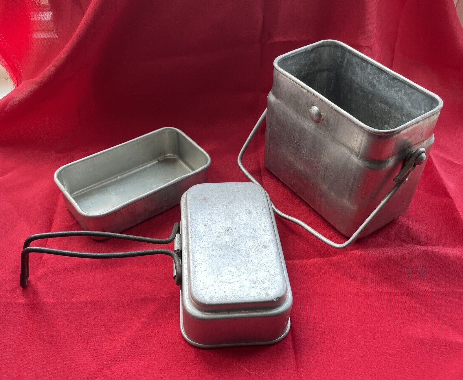 French Army Marseille WW2 1939 Mess Kit Complete 3 Piece Set  France