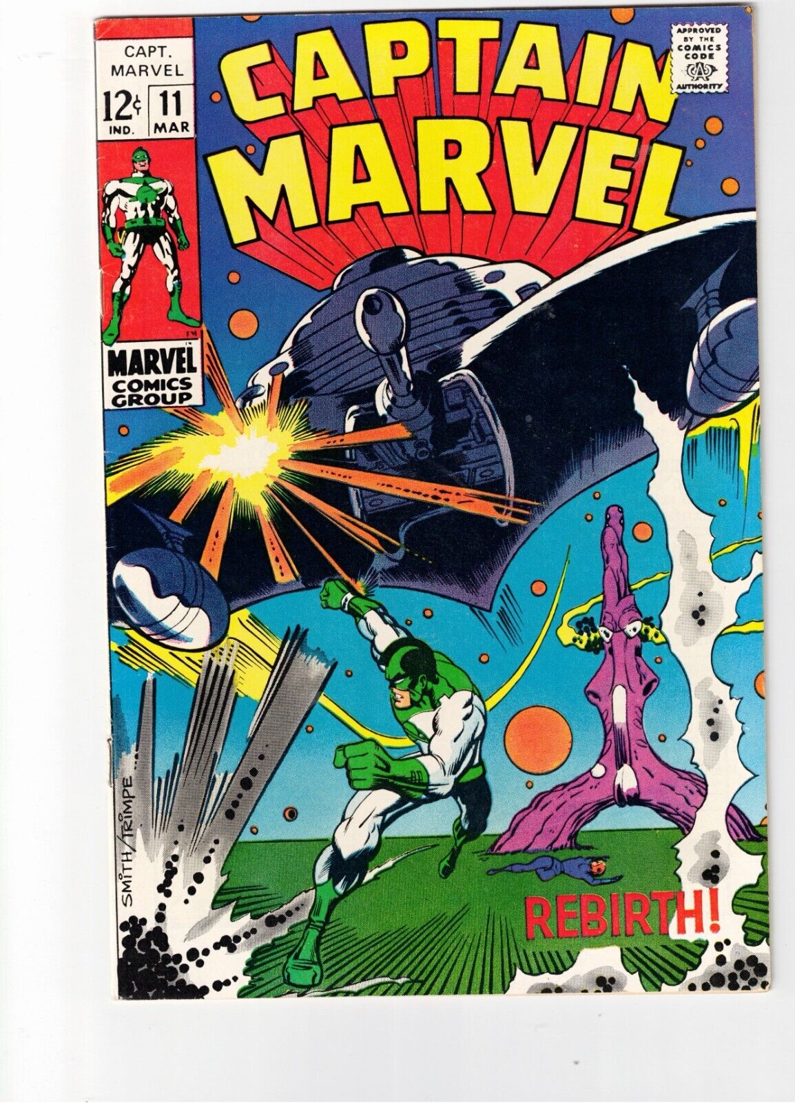 CAPTAIN MARVEL #11  MARVEL COMICS 1968