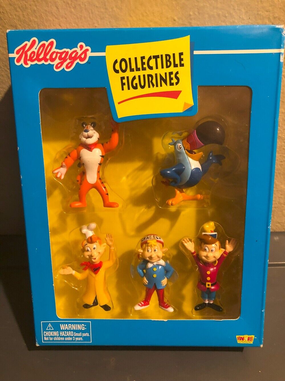 (1998) Kellogg\'s Collectible Figurines: Toney Tiger, Toucan Sam, Snap, Crackle 
