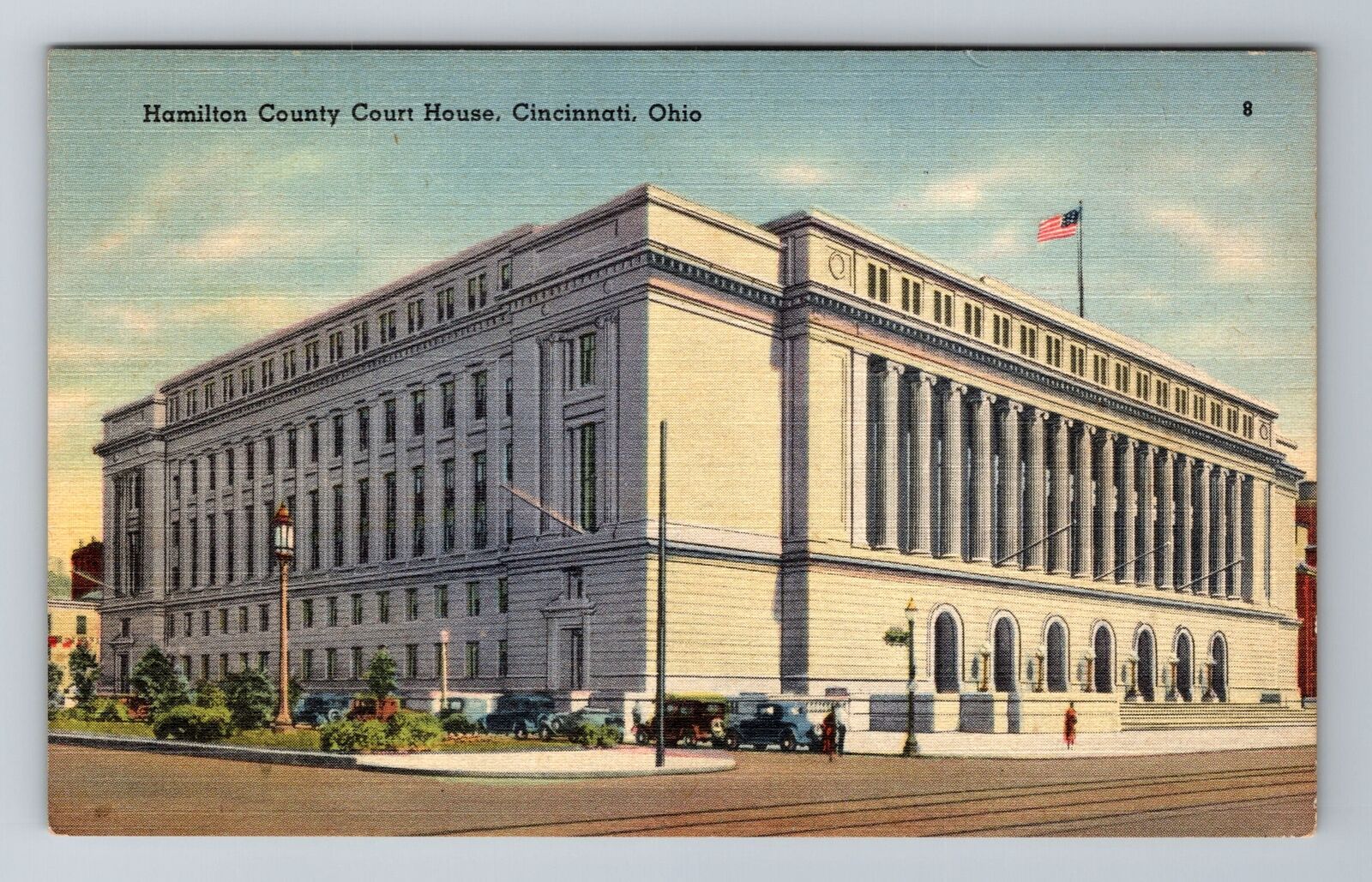 Cincinnati, OH-Ohio, Hamilton County Courthouse, Antique, Vintage Postcard