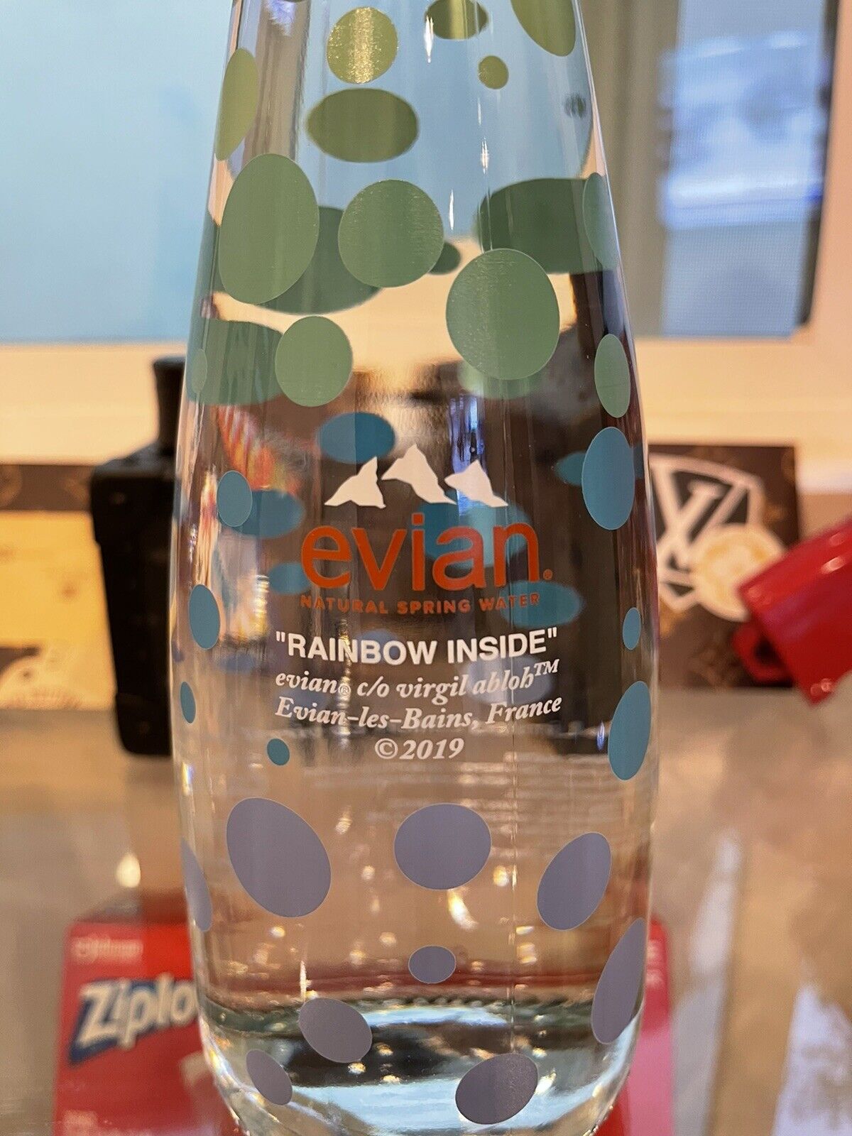 Evian Virgil Abloh Limited Edition Water Bottle 750mL