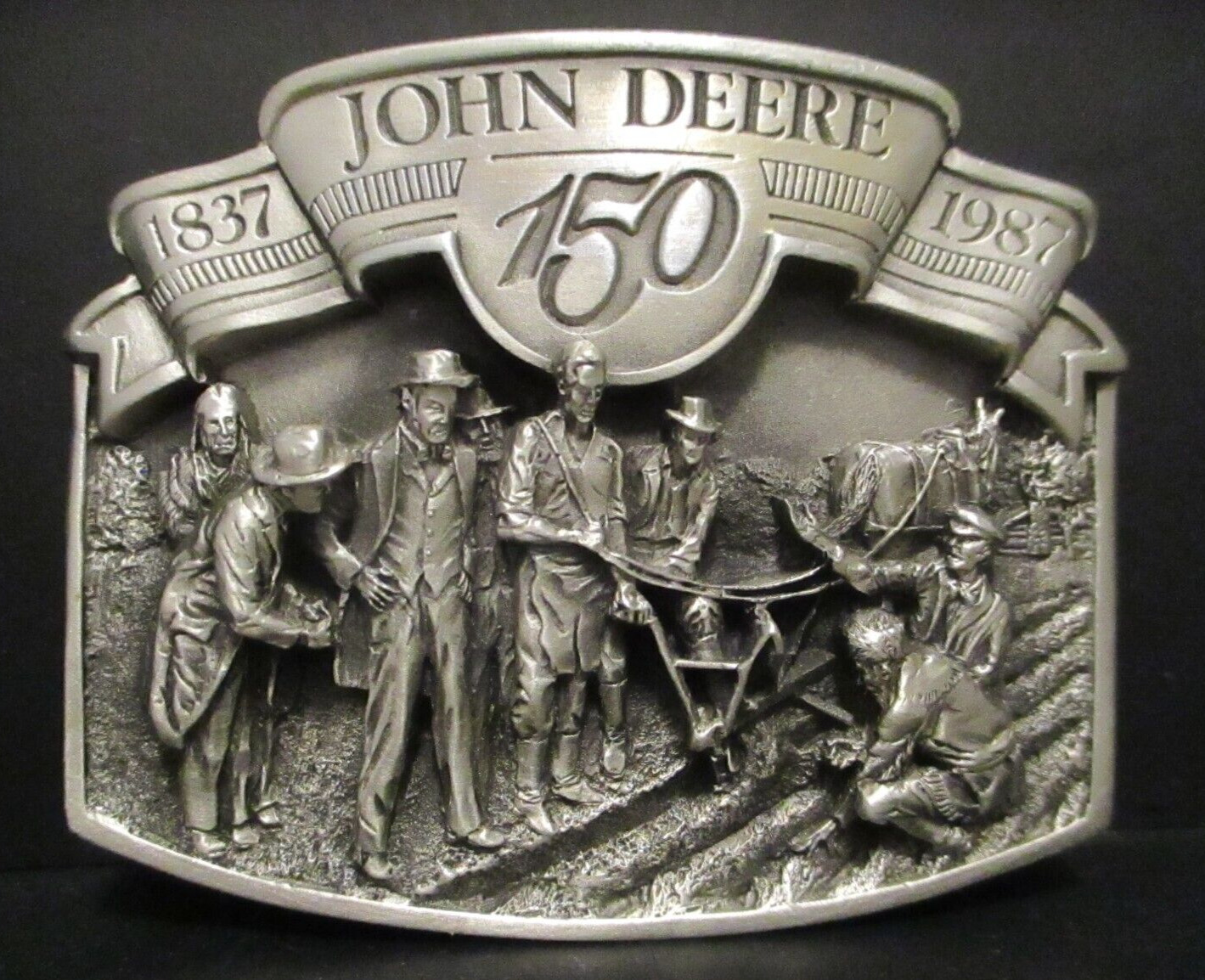 John Deere 150th Sesquicentennial 1937 One Bottom Steel Plow Demo Event 1987 LE