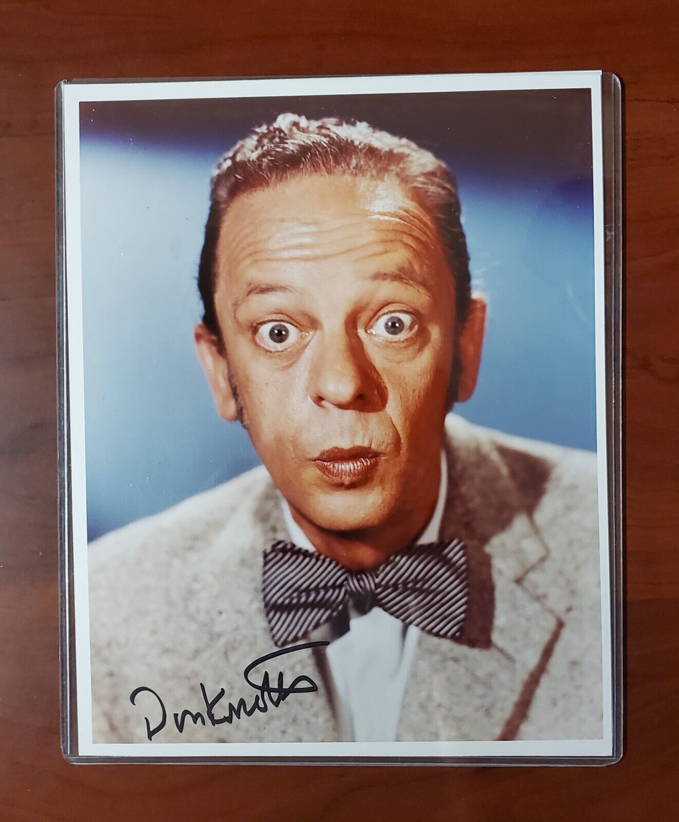 DON KNOTTS - PHOTOGRAPH SIGNED comes with Original COA