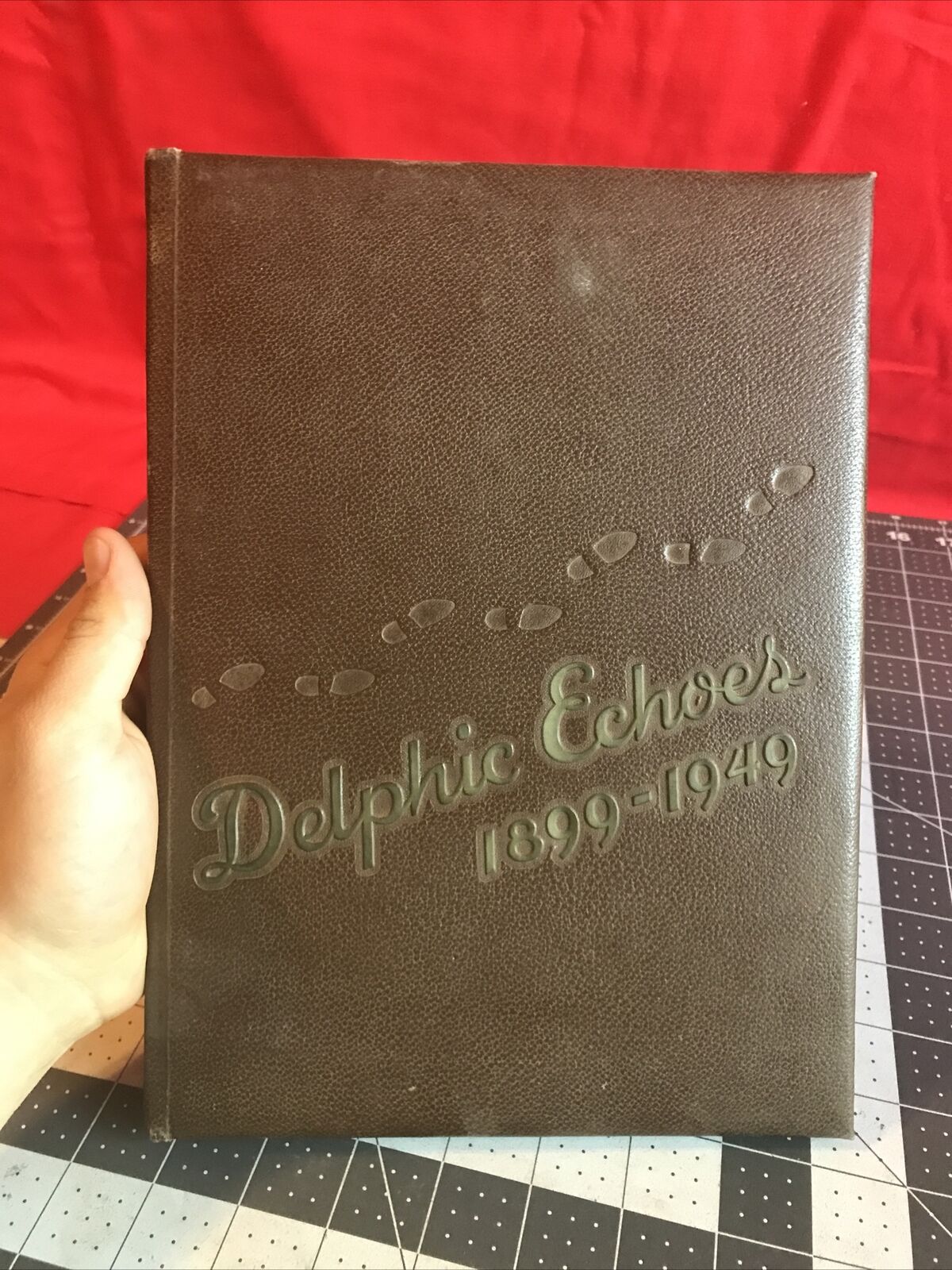 Vintage 1949 Delphic Echoes Dinuba High School California Yearbook