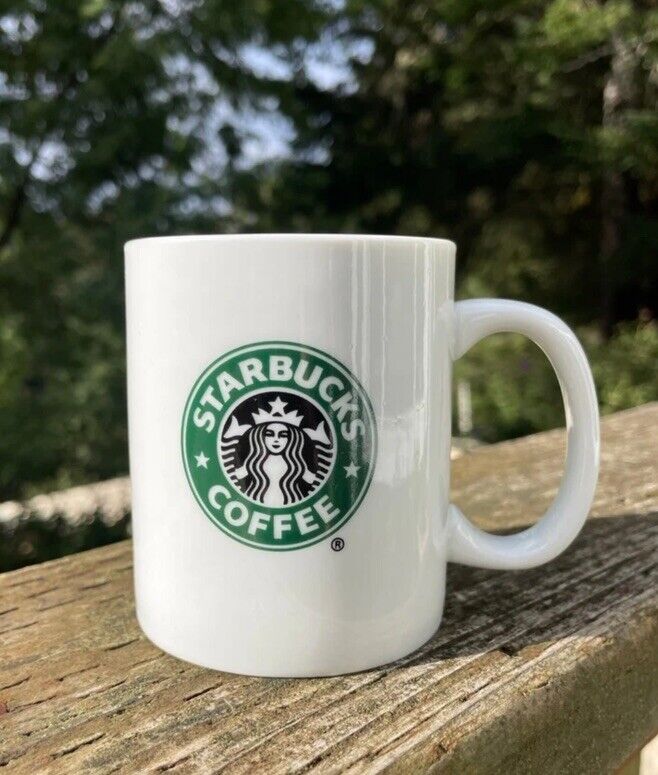 Starbucks Coffee White Green Classic Mermaid Logo 8 oz. Mug 2007