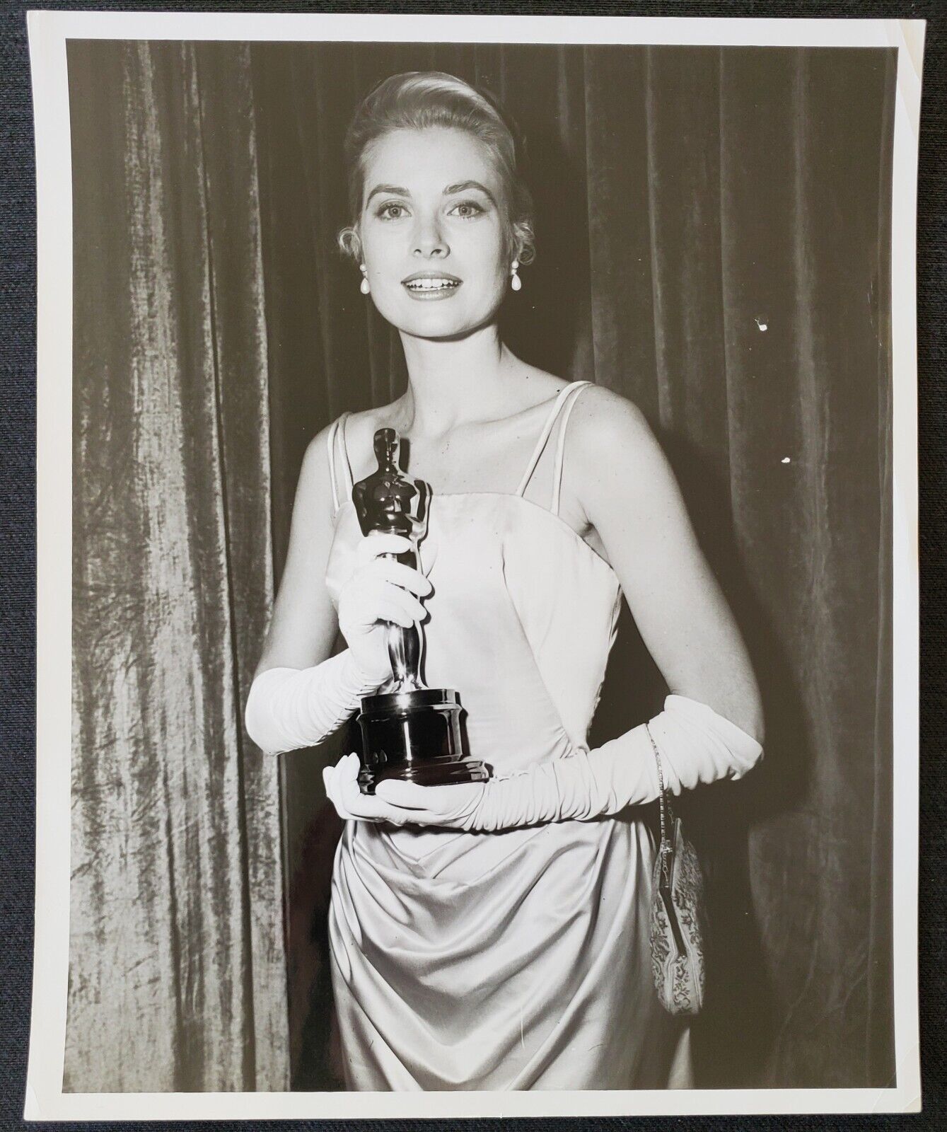 1955 Grace Kelly Oscars Edward Cronenweth Columbia 8x10 Original Geltn Slv Photo