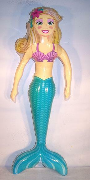 12 MERMAID INFLATABLE 36 IN NOVELTY TOY blow up  inflate novelty NEW mermaids