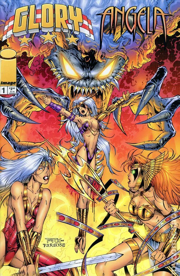 Glory Angela Angels in Hell #1 VF 1996 Stock Image