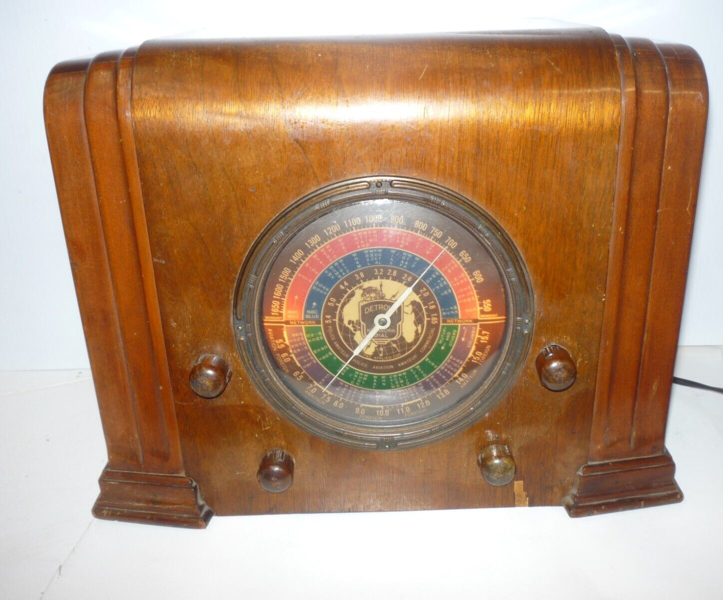 Rare Vintage Detrola tube Radio - Art Deco Model 106