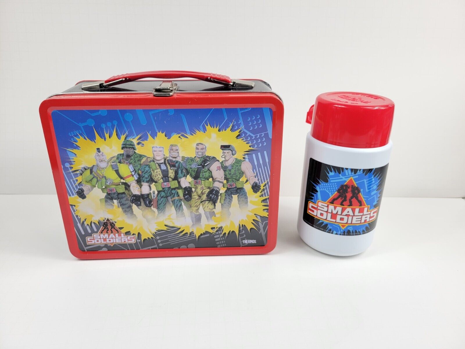 Vintage 1998 Small Soldiers Lunchbox & Thermos - NOS