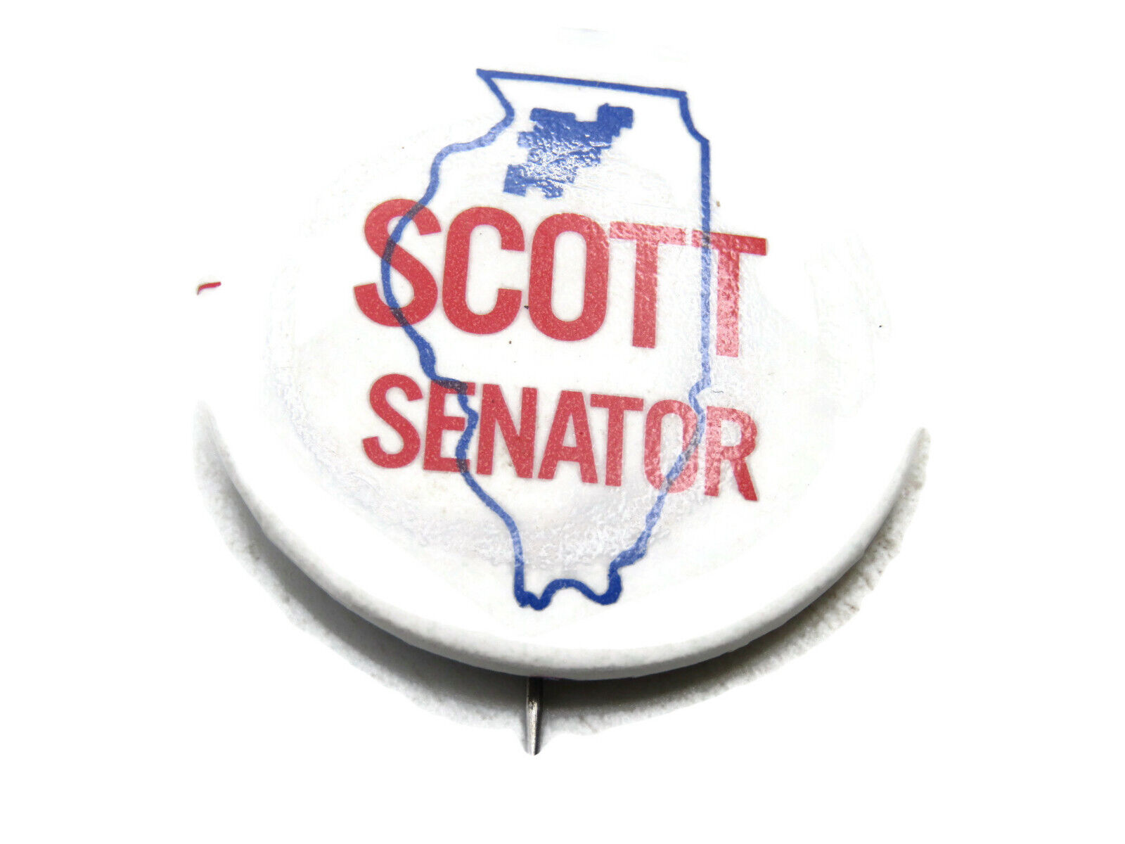 Scott Senator Campaign Button Illinois