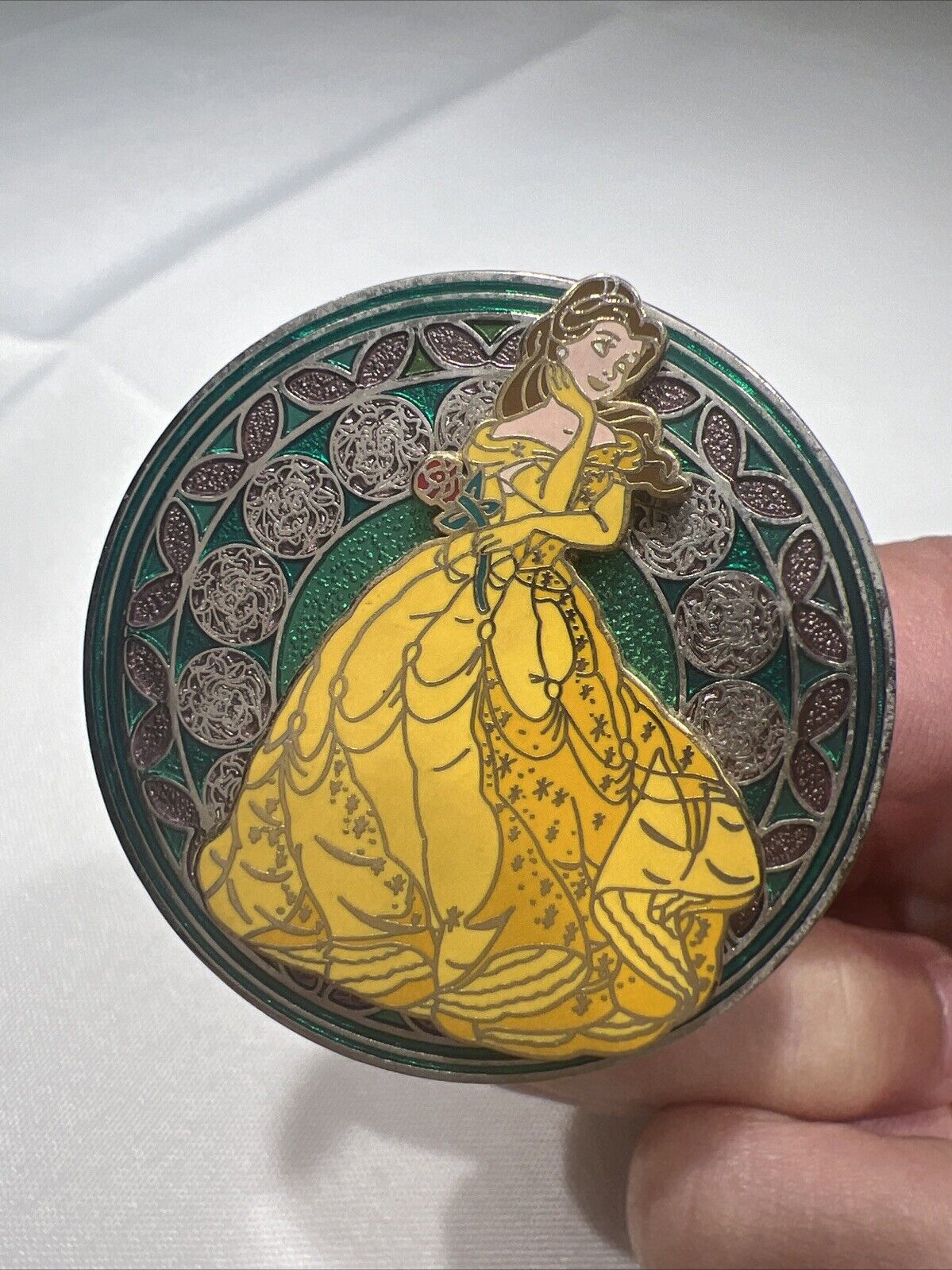 Belle Pin Disney pin Disney Trading Pin Vintage Disney Pin #131