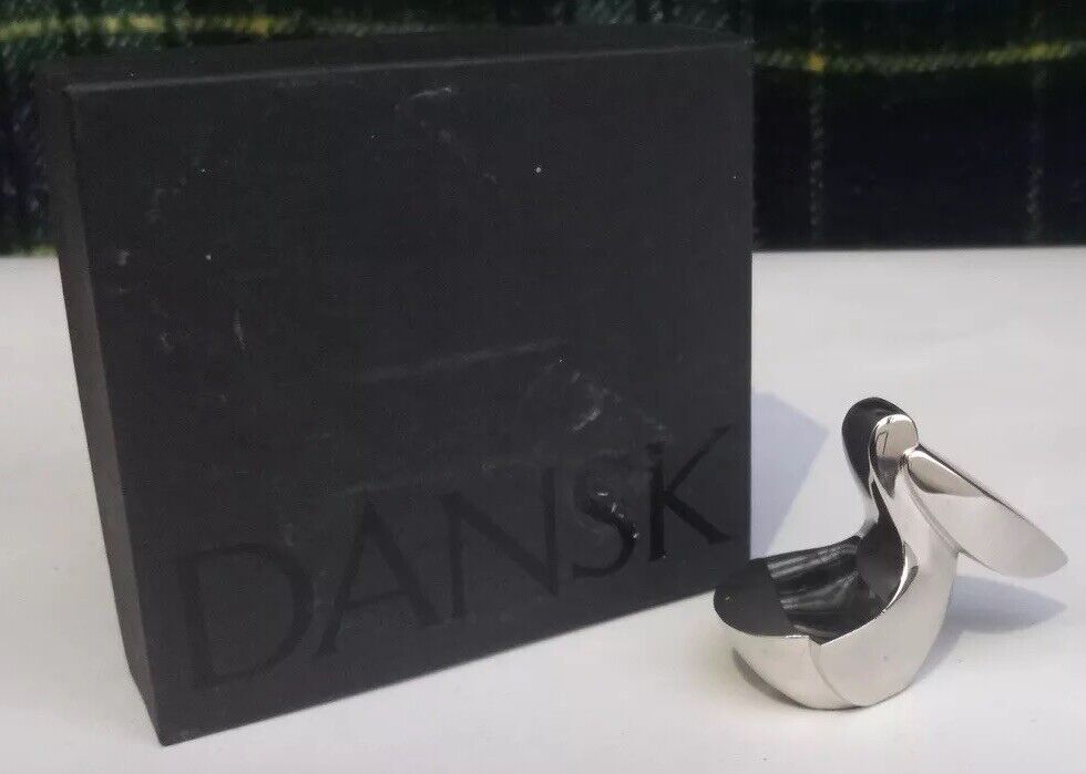 “DANSK “ Rare Dansk Design Pelican Paperweight (. NEW IN OPEN BOX)