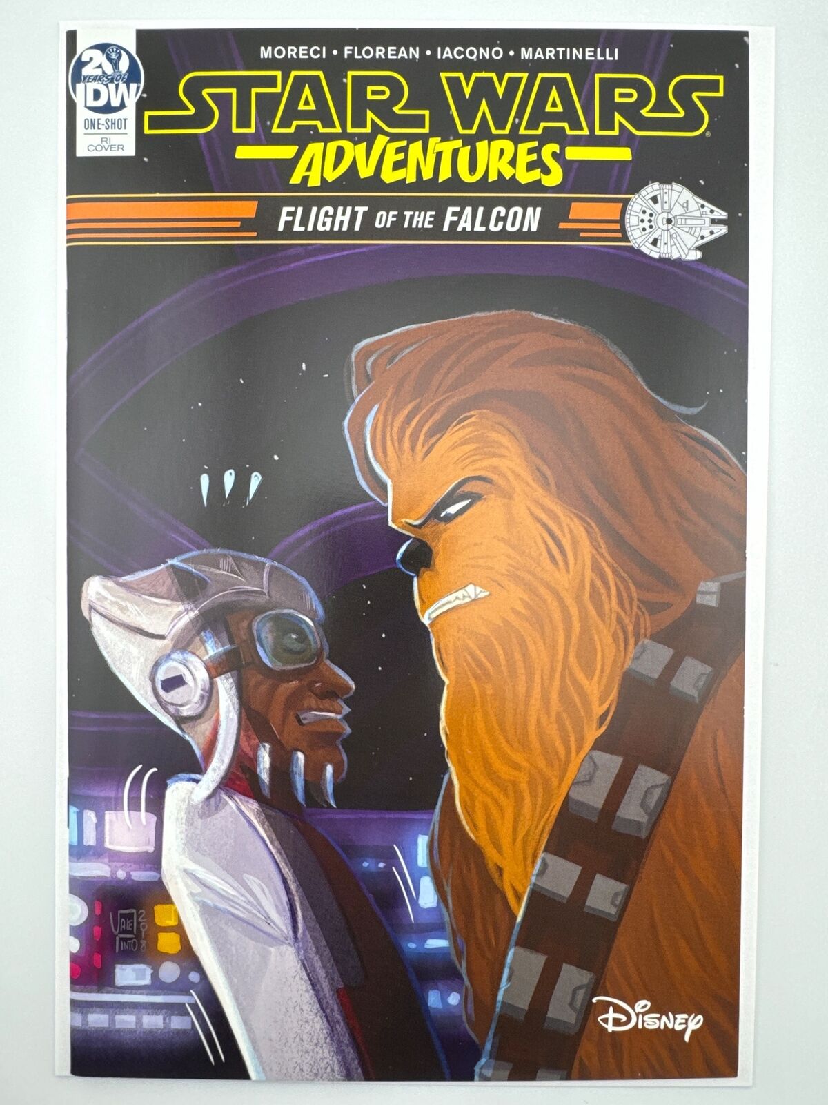 Star Wars Adventures Flight of the Falcon #1 One-Shot RI Variant Cover 9.2 NM-