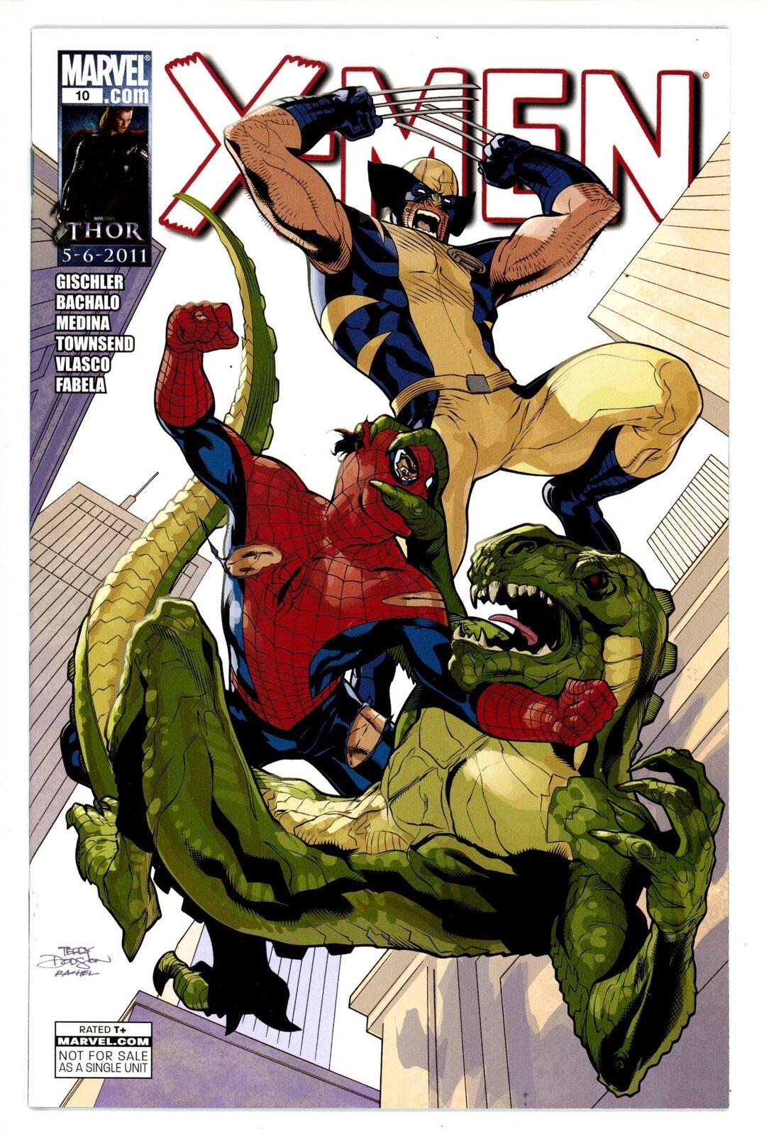 X-Men Vol 2 10 NM- (9.2) Costco 3 Pack Marvel (2011) Variant 