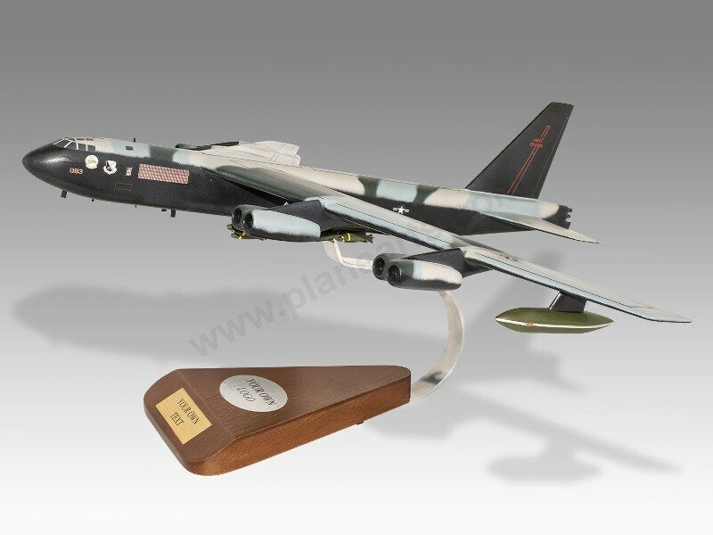 Boeing B-52D Stratofortress Diamond Lil Solid Mahogany Handcrafted Display Model