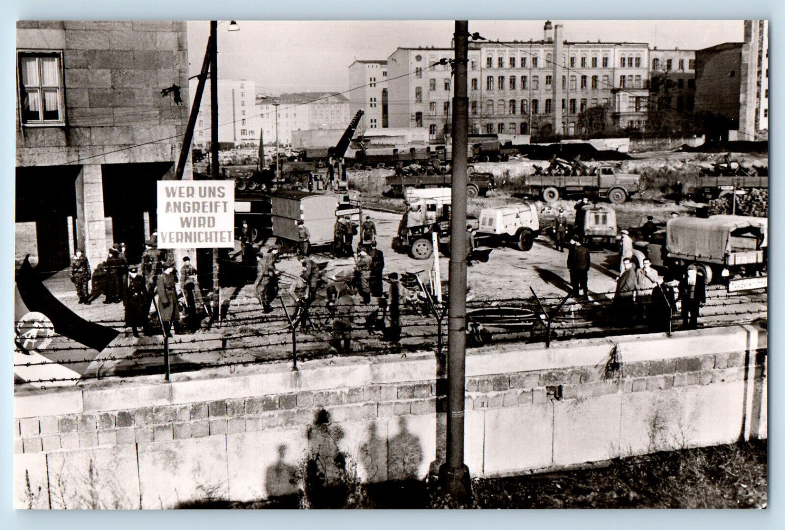 Berlin Germany Postcard View of William Street c1940's Vintage RPPC Photo