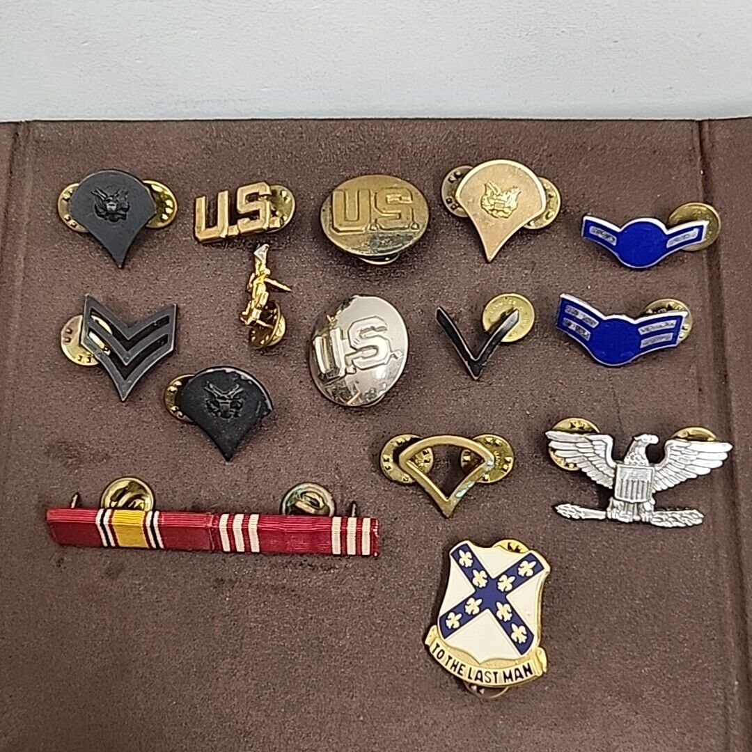Vintage Military Pin Lot