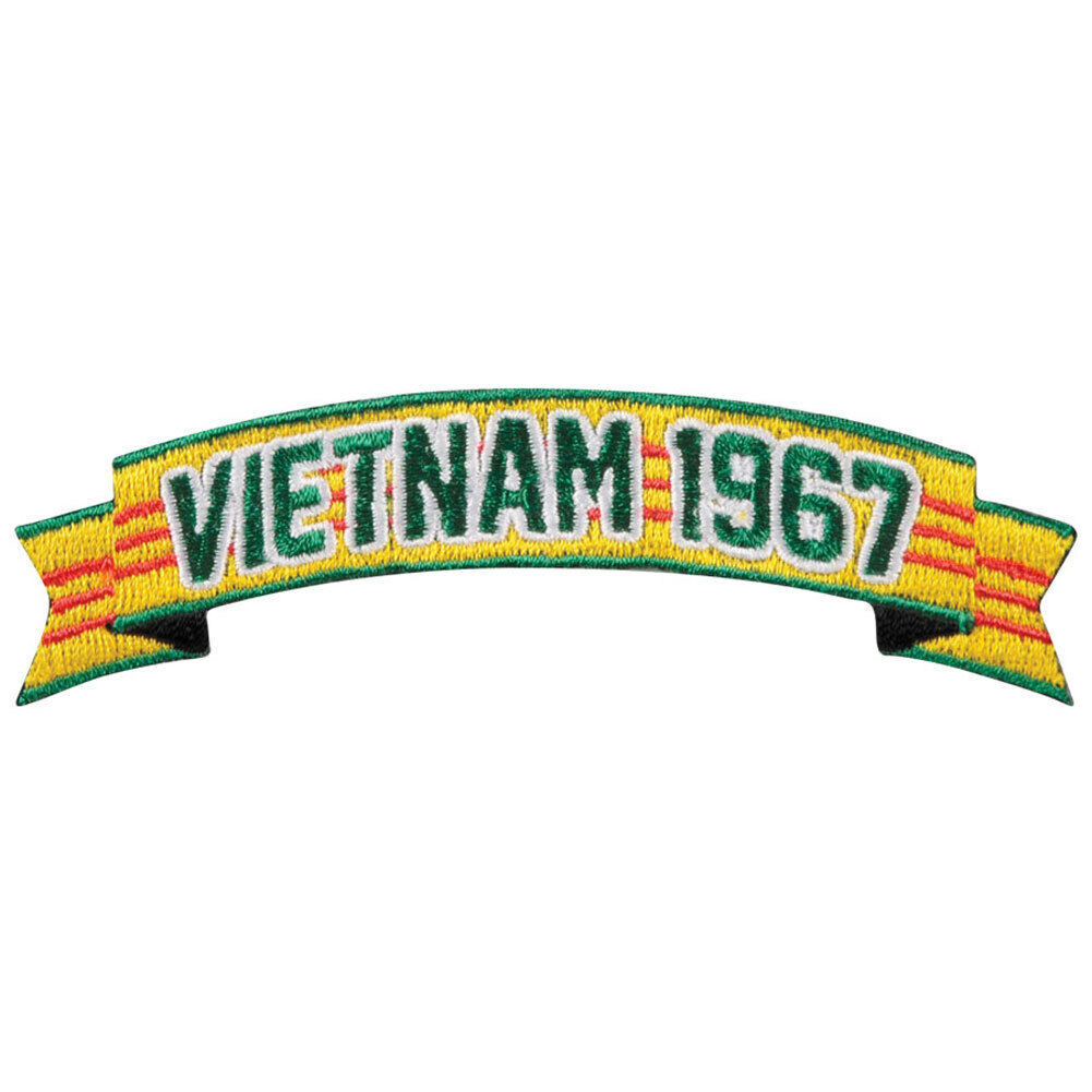 Vietnam 1967 Tab Patch (with Glue Back)