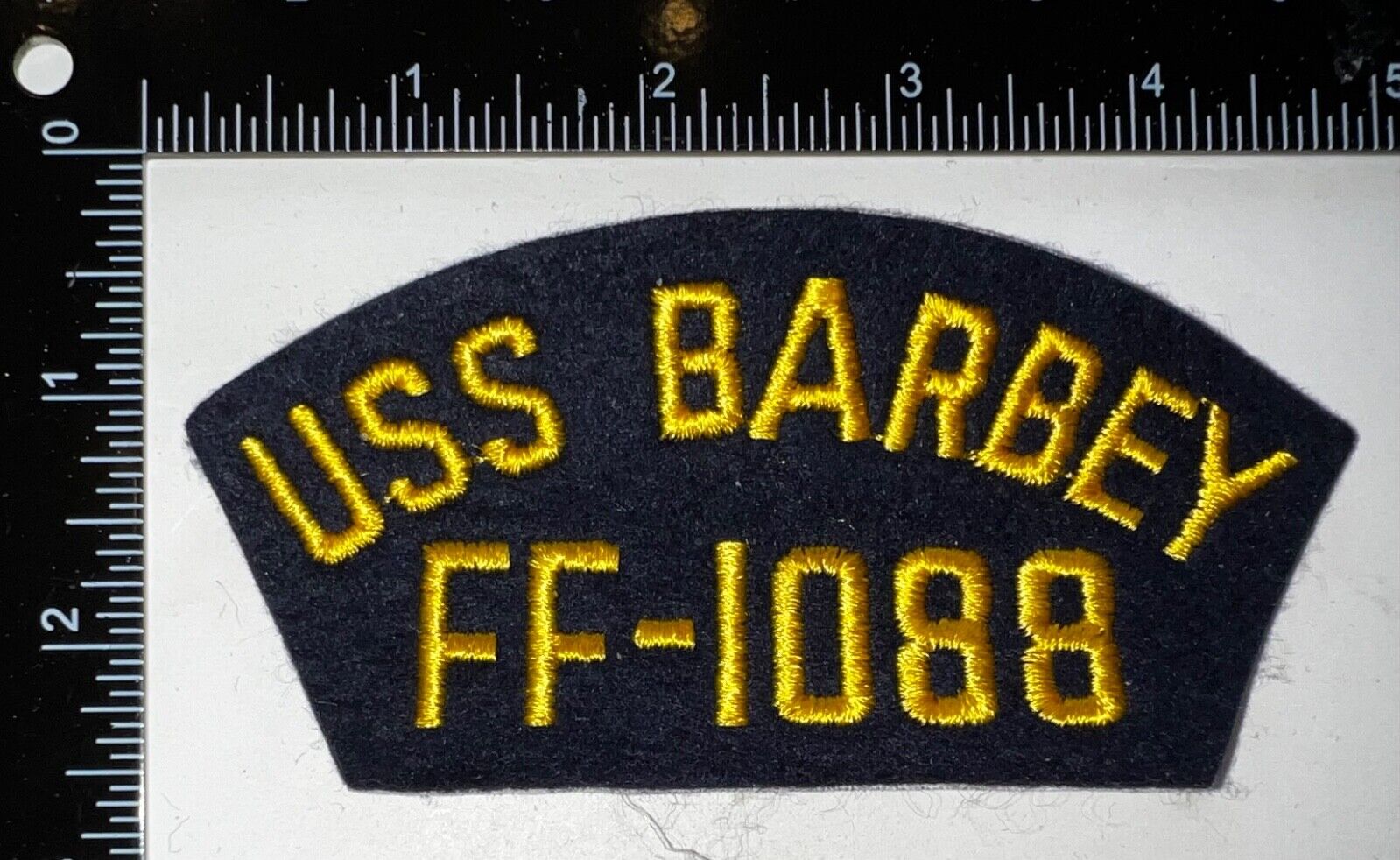 USN US Navy USS Barbey FF-1088 Patch