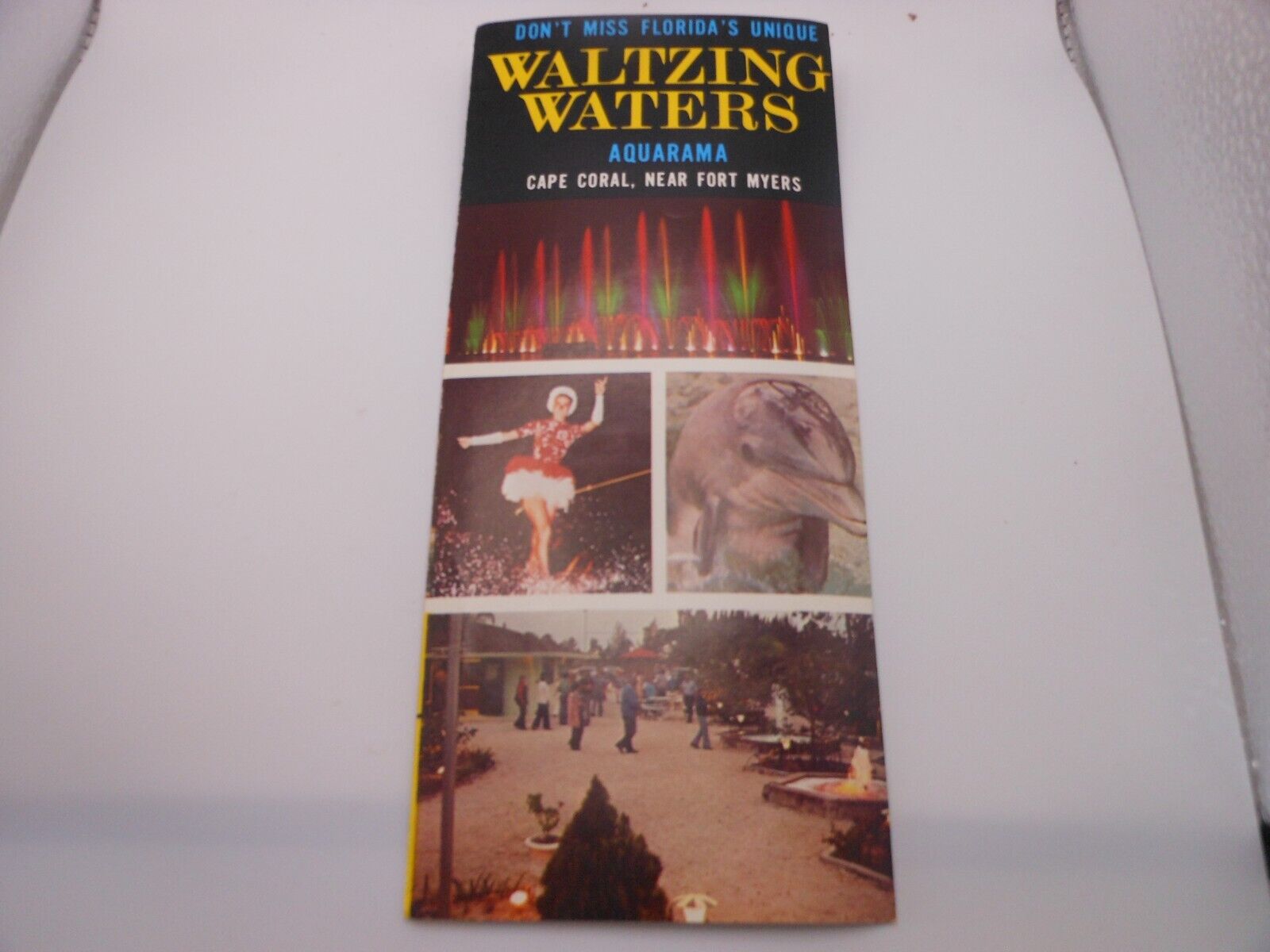 c1976 Florida Travel Souvenir Brochure: Waltzing Waters Aquarama, Cape Coral, FL