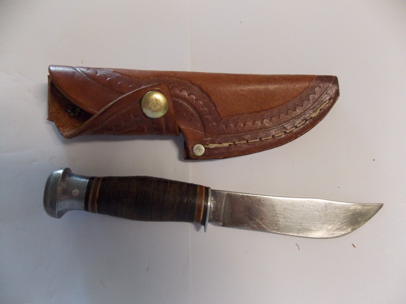 Vintage Pal USA Hunting Knife  - RH-71 with Sheath -4 1/4\