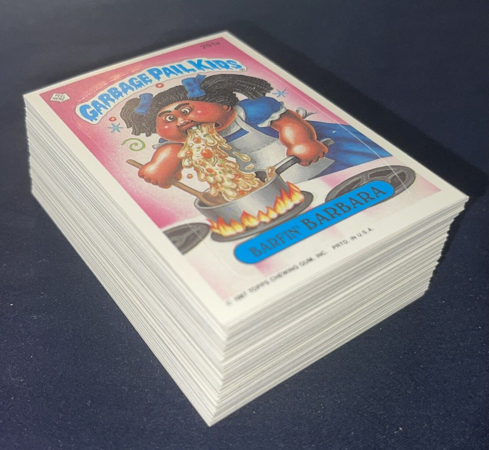 1987 Topps 7th Series Garbage Pail Kids (88) Card Pack Fresh Os7 Variation Set