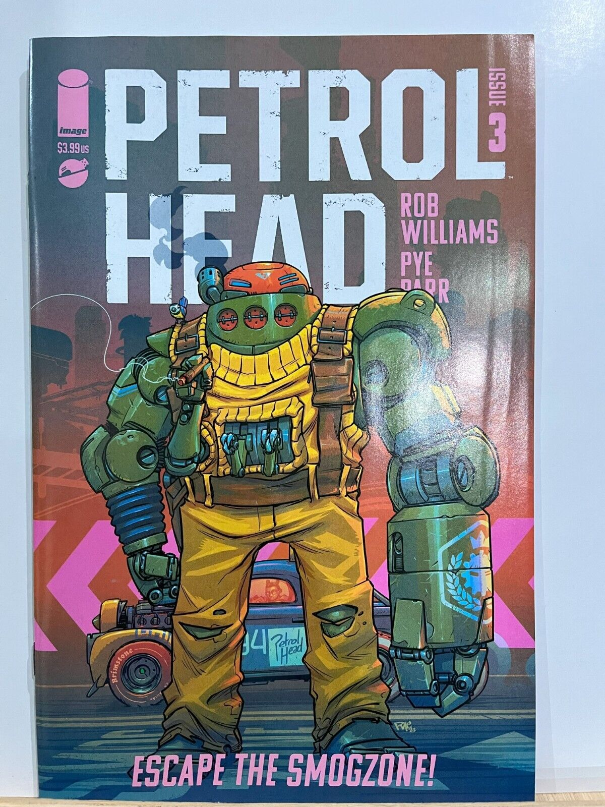 Petrol Head #3 VF spine stresses image comics rob williams image comics