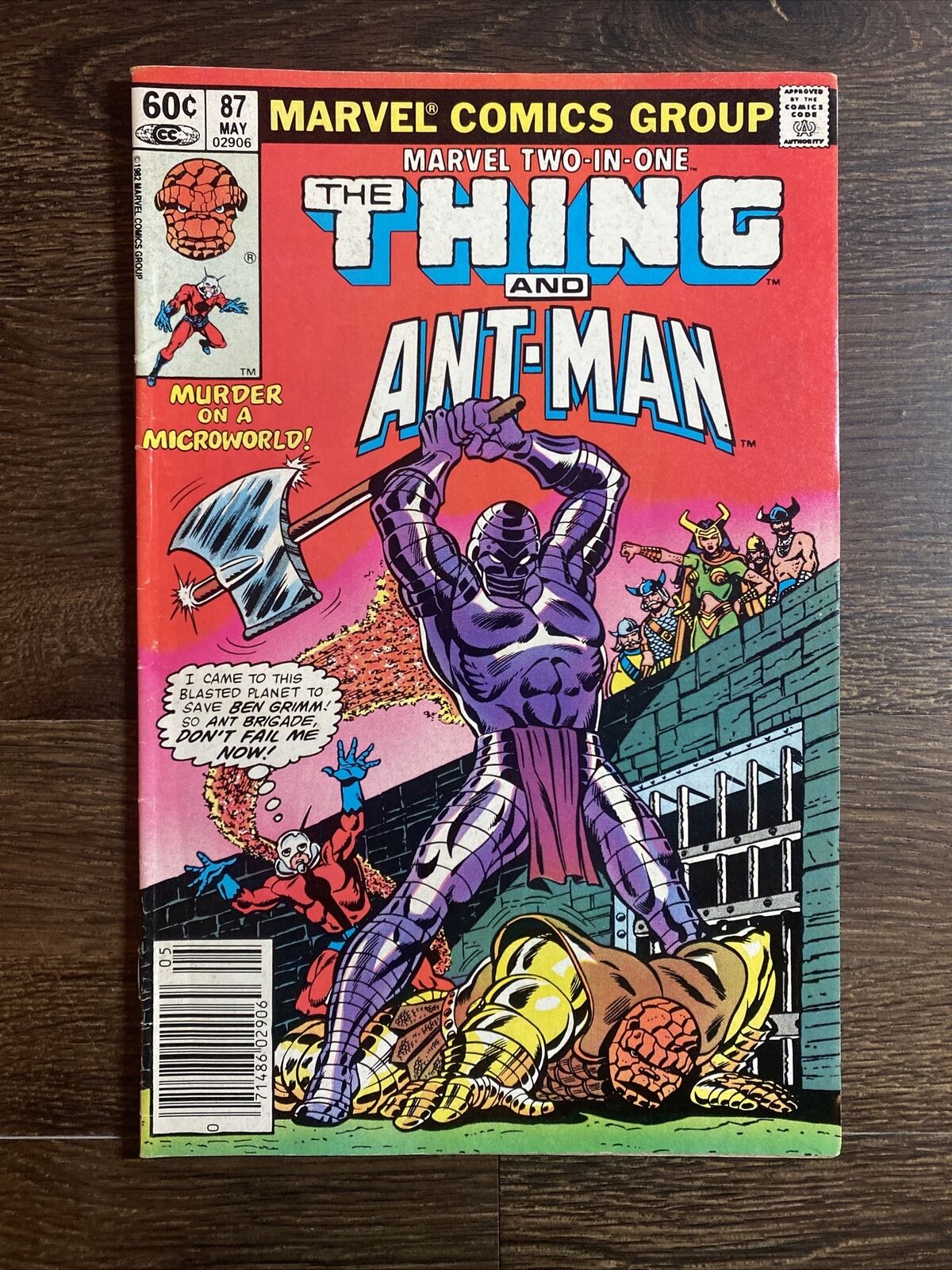 Marvel Two-in-One #87 - Newsstand Copy