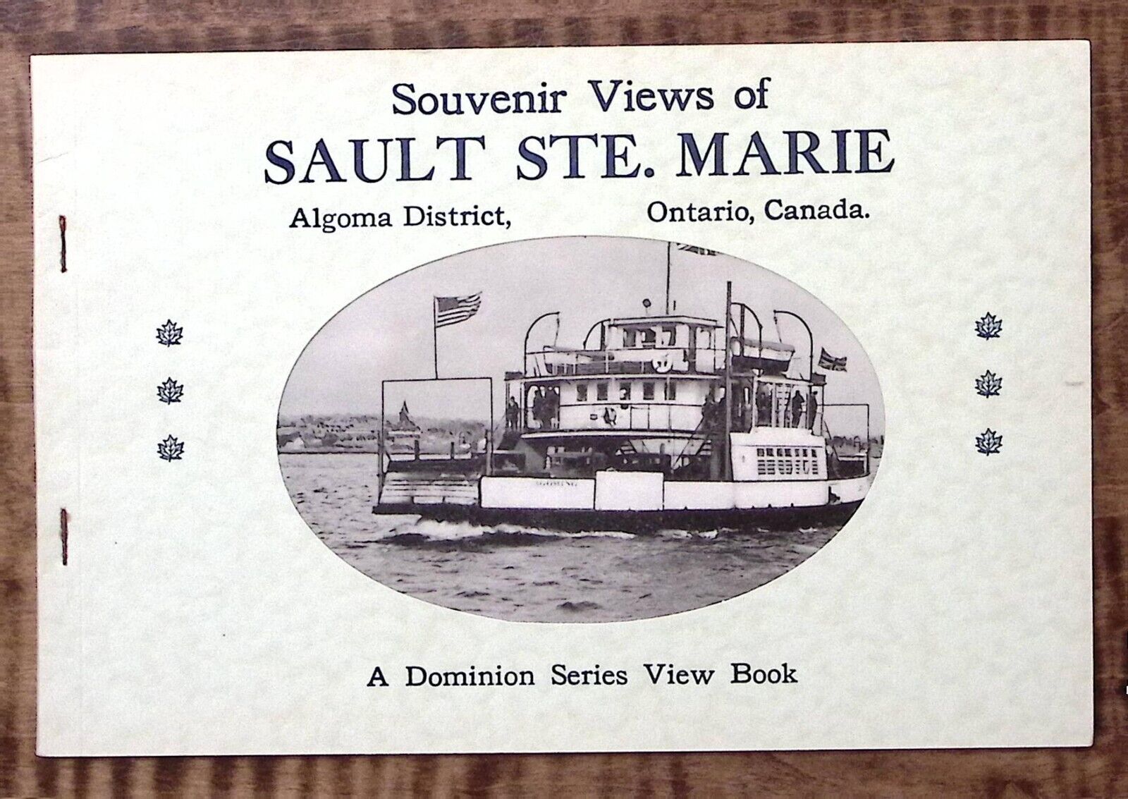 1930s SOUVENIR VIEW BOOK SAULT STE. MARIE ONTARIO CANADA DOMINION SERIES  Z2930