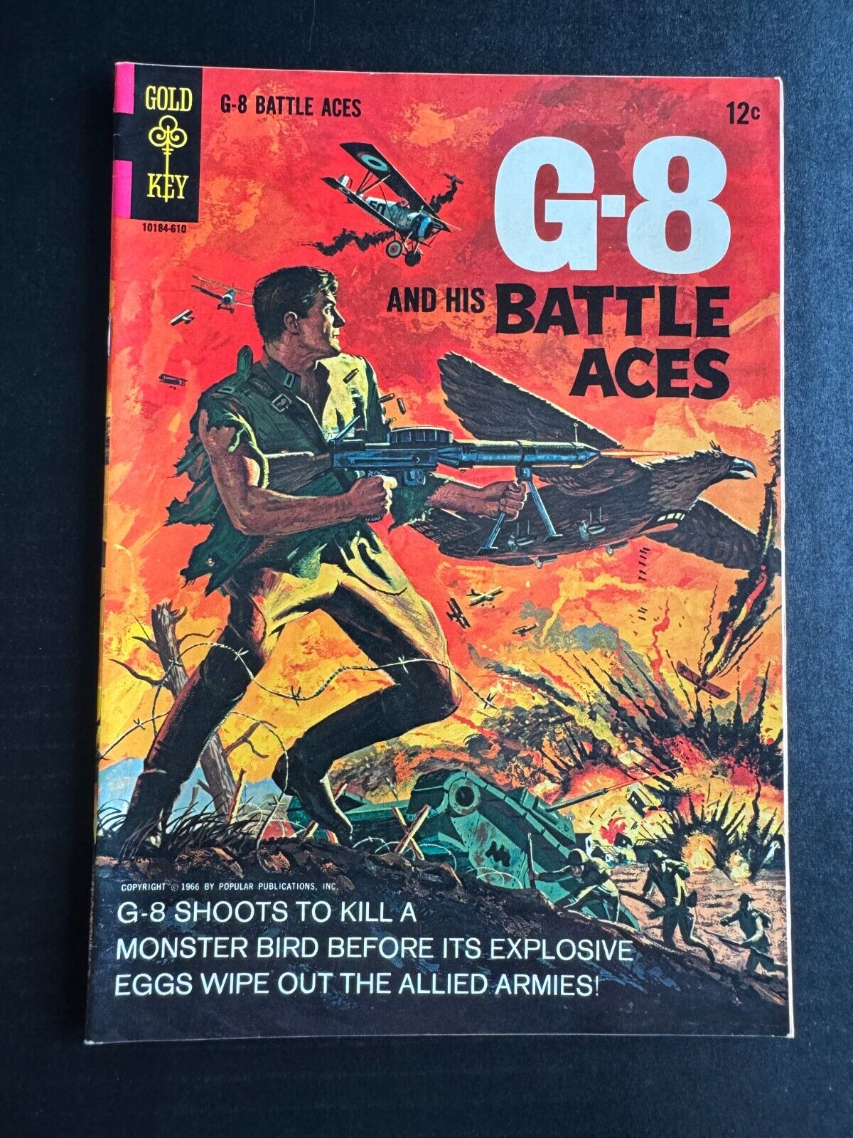 G-8 and His Battle Aces #1 - The Secret Weapon (Gold Key, 1966) VF