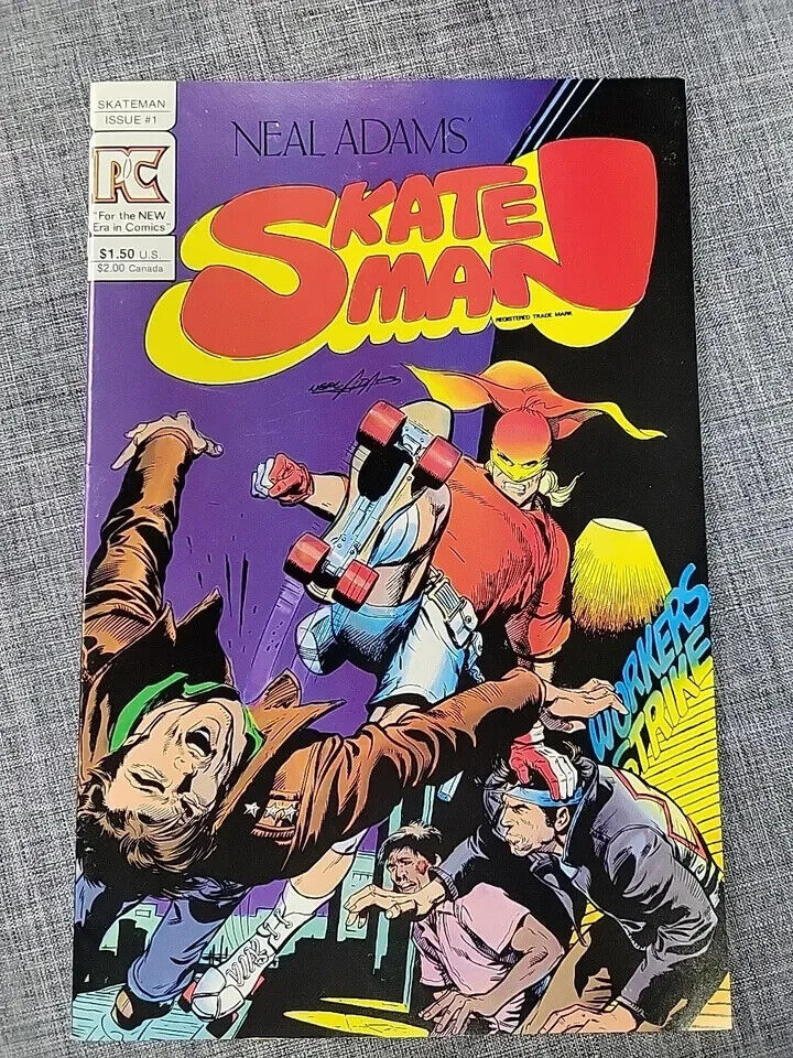 Skateman #1 (Nov 1983, Pacific Comics) Neal Adams VF Bronze Age Comic 1st Issue
