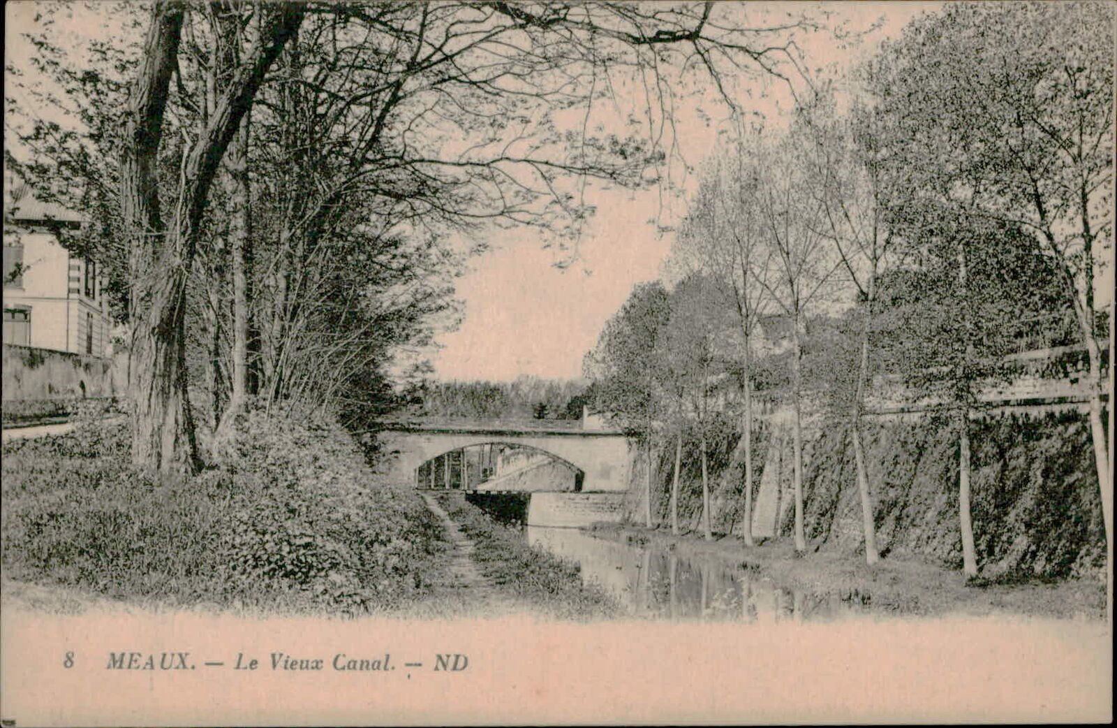 Postcard: DB MEAUX. Le Vieux Canal. - ND