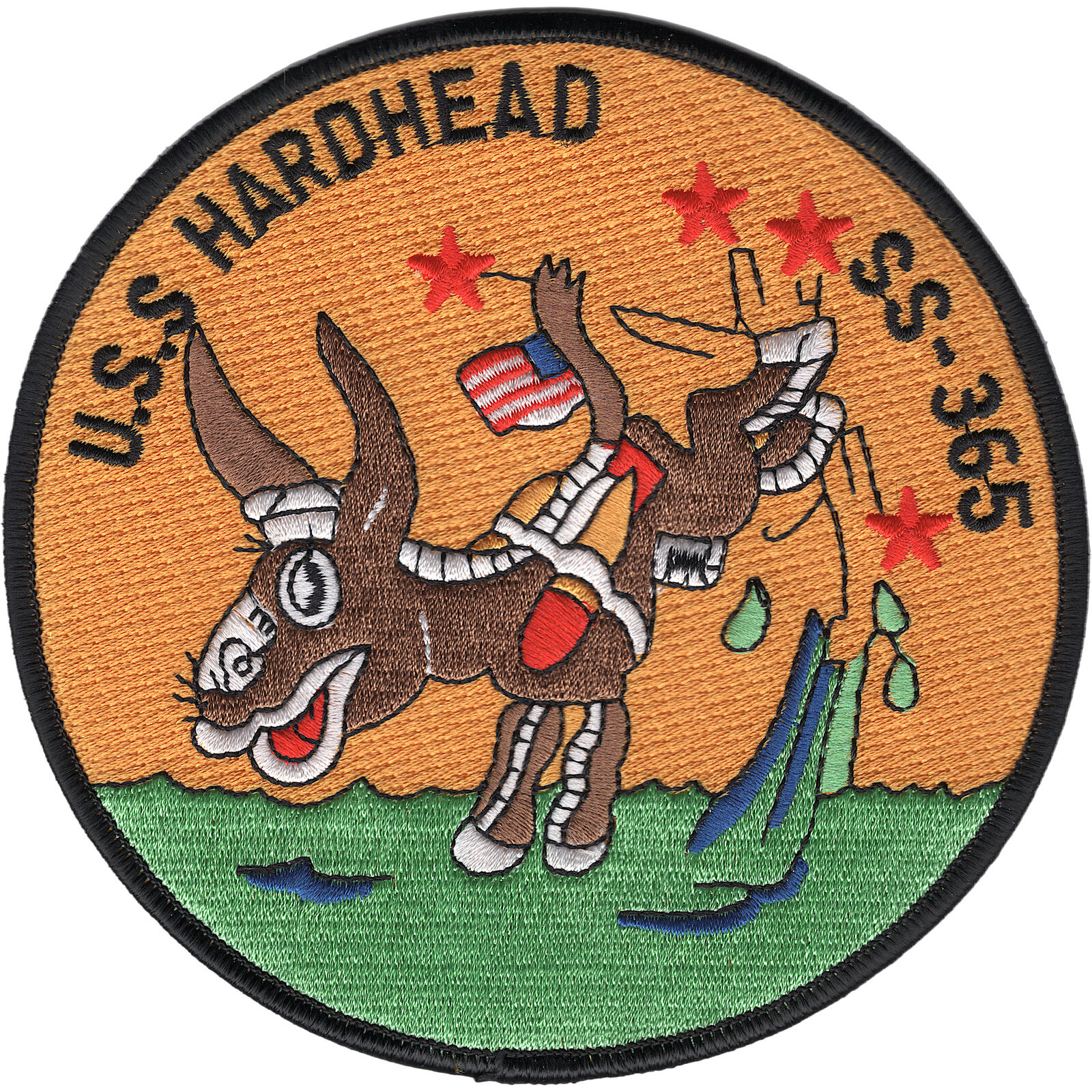 SS-365 USS Hardhead Patch - Large