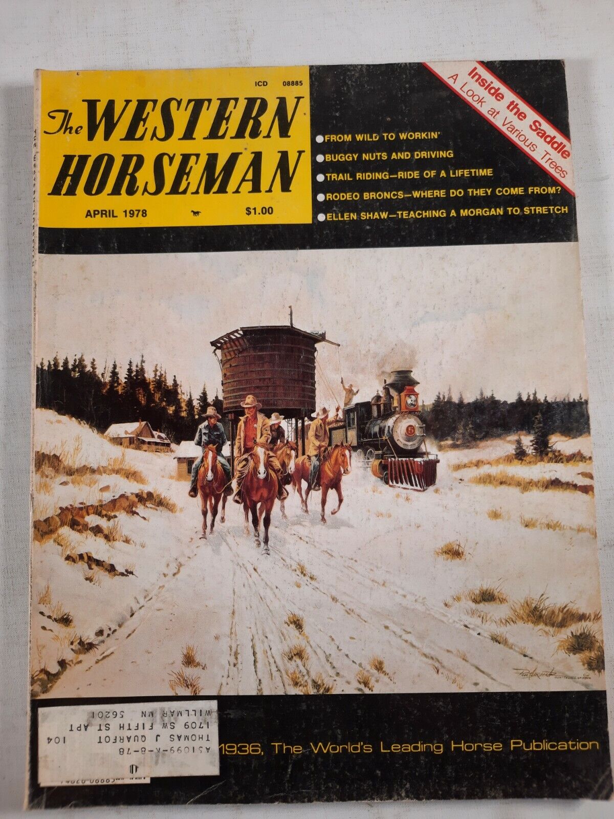 Vintage The Western Horseman April 1978 Magazine