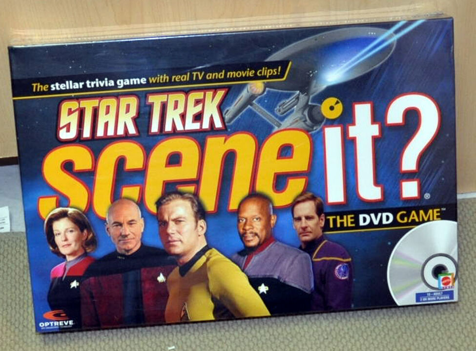 Star Trek Scene it? Trivia DVD Game Sealed with real TV and movie clips