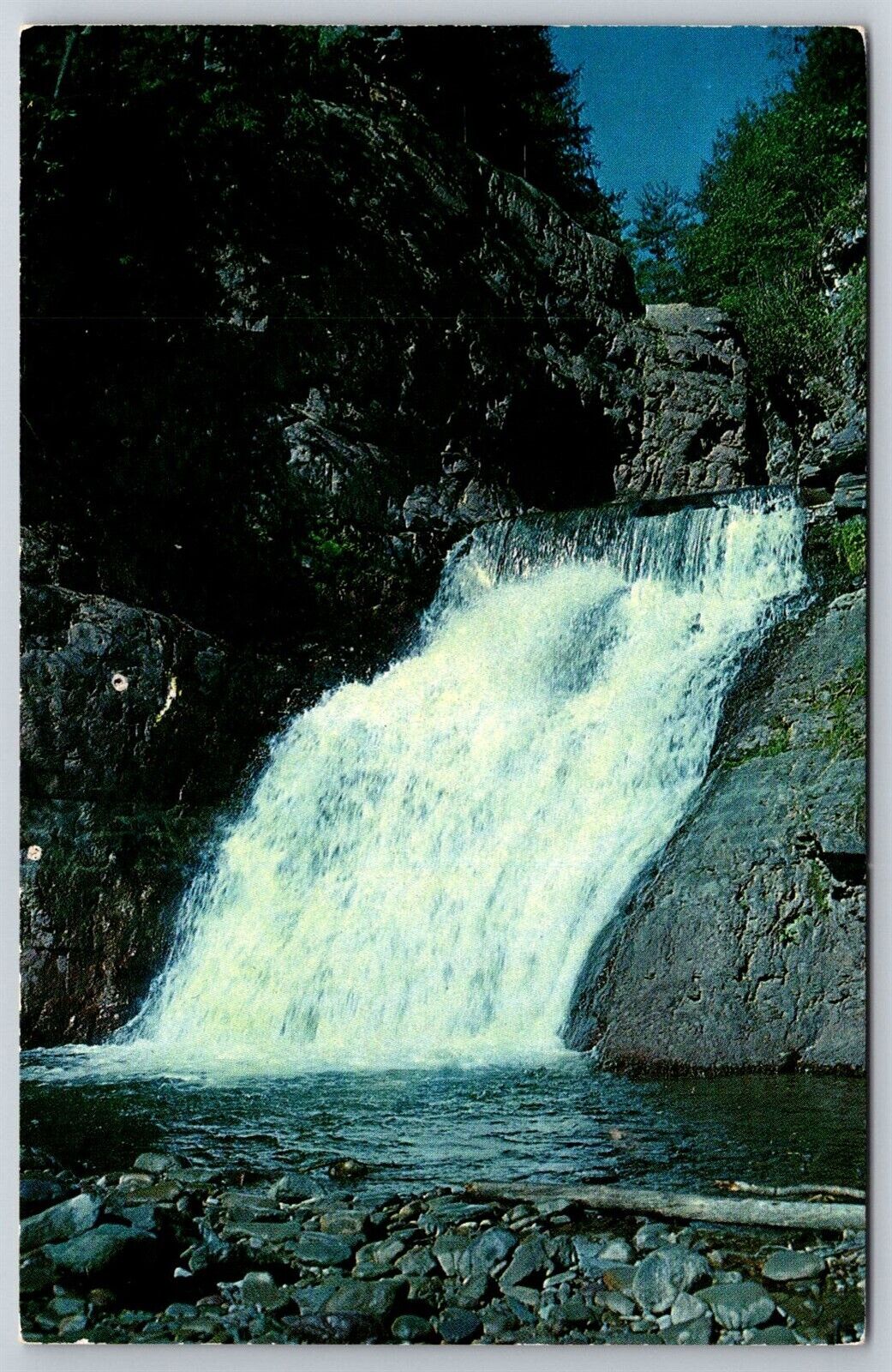 Buck Hills Falls Beautiful Pocono Mountains Pennsylvania VTG WOB Chrome Postcard