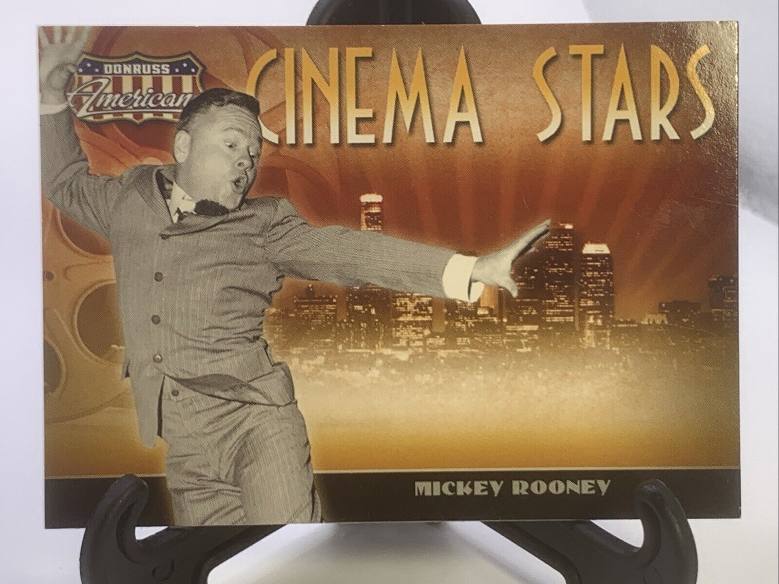 Promo Trading Card Donruss Americana Mickey Rooney Cinema Stars 2007