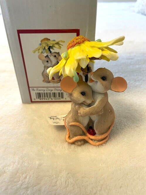 Charming Tails  Rainy Days Bring Us Closer #12297 by Roman mouse spring flowers