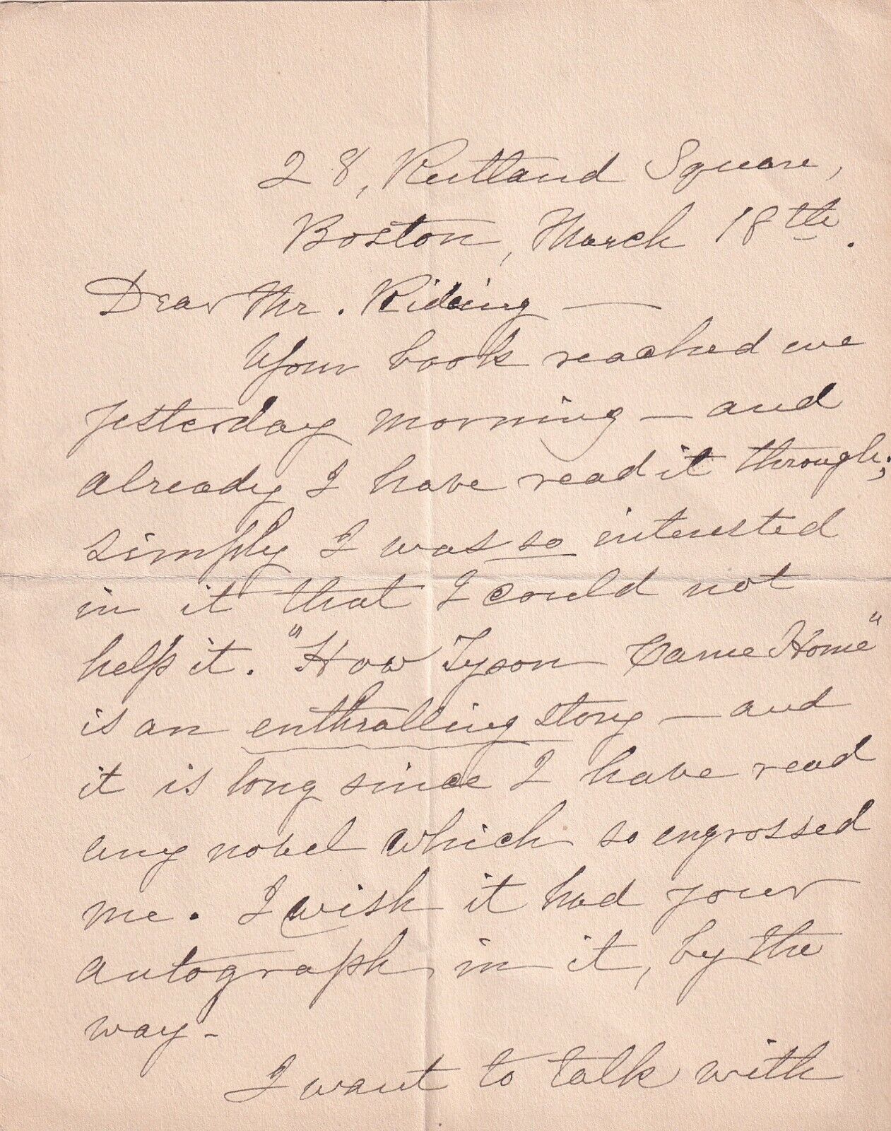2-page 1880s/90s letter from American poet & writer Louise Chandler Moulton  OF